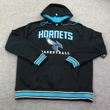 Charlotte Hornets Hoodie Sweatshirt Mens XL Black NBA Basketball UNK Pullover