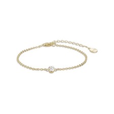 Xenox Armband Damen Zarge Zirkonia Silber 18k Vergoldet XS7320G