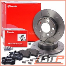 DISCOS DE FRENO SÓLIDOS BREMBO SPORT MAX Ø230 + PASTILLAS TRASERAS PARA SKODA FABIA +6Y 99-14