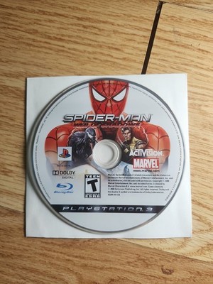 Spider-Man Web of Shadows (Sony PlayStation 3, 2008) PS3 Disc Only