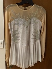 Girls Skating Dress Size 10/12, Custom, Blue