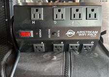 ADJ Airstream Wifi Pack Wireless 8 Channel AC Outlet Switchpack ios ONLY Used