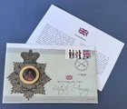 History Of The British Army Medallic Cover. Guards Brigade. Info Card.