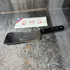 Vintage 7" Blade  SABATIER PROFESSIONAL Stainless Cleaver Knife FRANCE