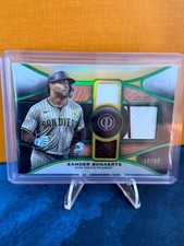2025 Topps Tribute - Triple Relics Xander Bogaerts #TTR-XB Green /99 (MEM) 