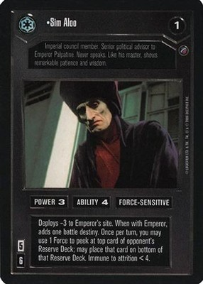 Sim Aloo - Death Star II - Star Wars CCG