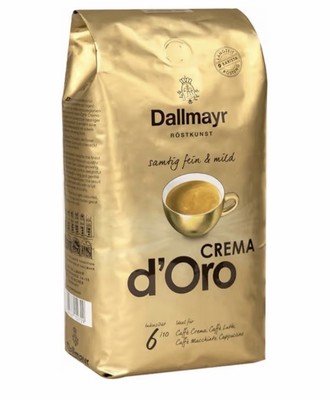 Dallmayr Crema d Oro Coffee, Whole Beans, 1000g Dallmayr Crema d Oro Coffee 