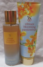 Victoria's Secret Fragrance Mist  Lotion Set of 2 VIBRANT BLOOMING PASSIONFRUIT