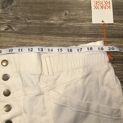 Knox Rose Mid-Rise Tapered Fit Cargo Pants White 2XL NWT With Pockets. 2 - Picture 10 of 10