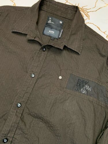 G-Star Raw Men Brown New Luxor Police Shirt Long Sleeves Size XL Logo - Picture 3 of 7
