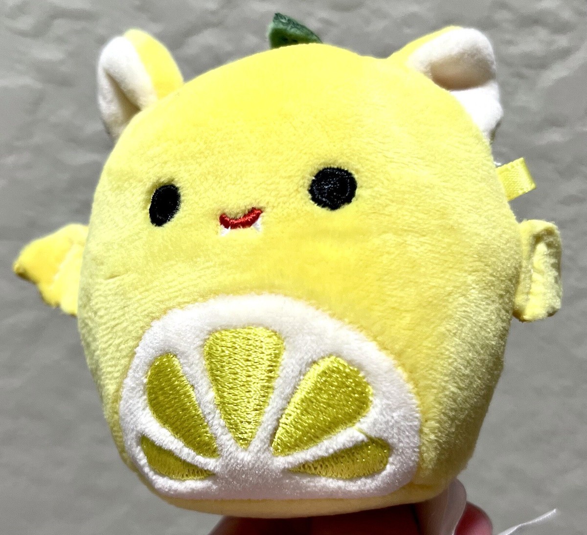 Squishmallows Yaritza Lemon Fruit Bat Micromallows Mystery Capsule