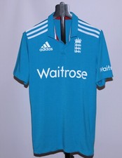 England cricket team training polo shirt Adidas Size S