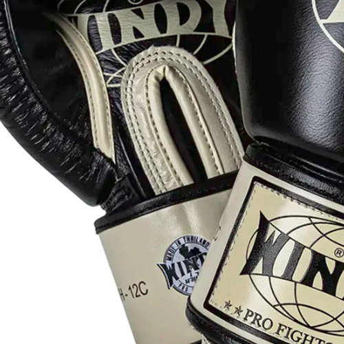 Guanti da boxe ventosi Muay Thai MMA battitore pesante allenamento sparring vera pelle - Foto 4 di 8