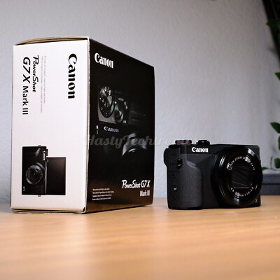 Canon PowerShot G7 X Mark III 20.2MP 4K Digital Camera Black - US