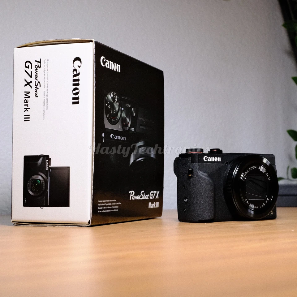 Canon PowerShot G7 X Mark III 20.2MP 4K Digital Camera Black - US MODEL - NEW - Image 2 of 4
