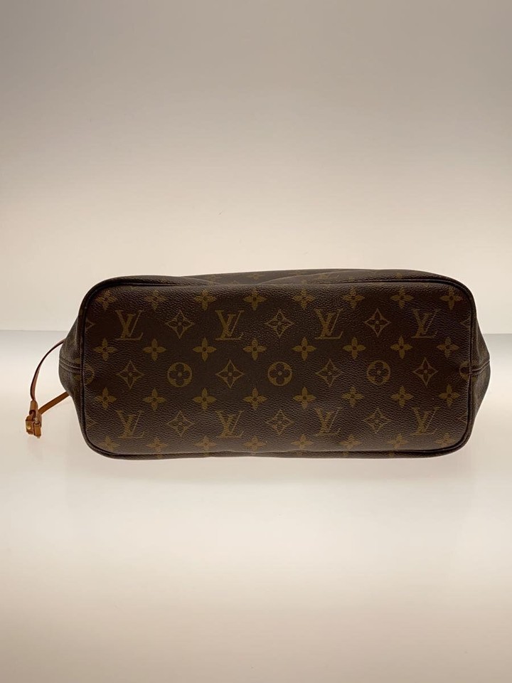 LOUIS VUITTON Tote Bag 2 Neverfull MM Monogram Canvas Brown Pivoine PVC