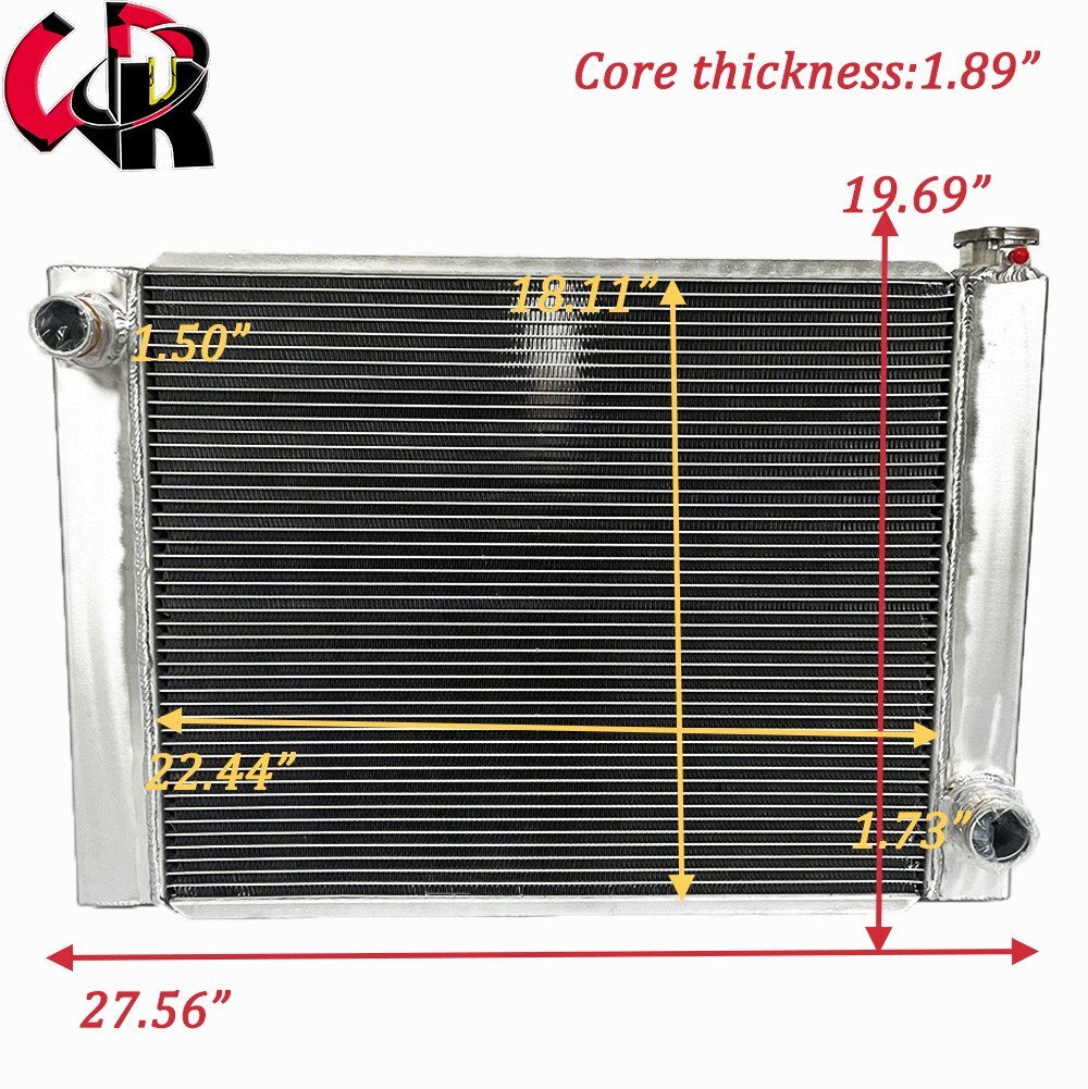 VERY 2Rows Universal Radiator For GM Chevy 27.5