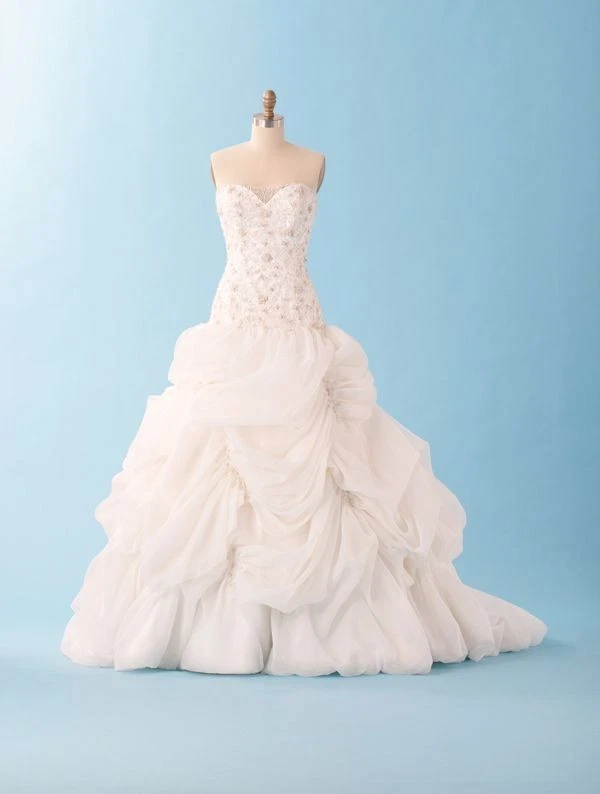 Alfred Angelo Belle's Disney Princess Strapless Ball Gown White #225 - Image 2 of 4