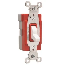 Pass & Seymour PS20AC1-W Plug Tail Spec. Grade 1-Pole Switch White 120/277