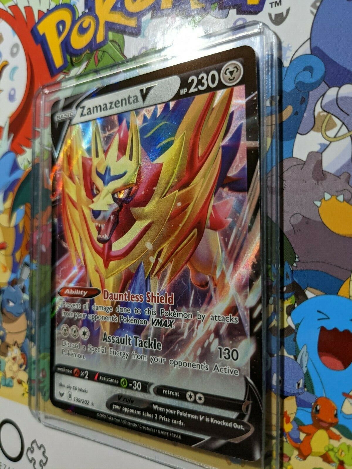 Zamazenta V 139/202 JUMBO OVERSIZED Promo Holo Mint Pokemon Card:: Unicorn  Cards - YuGiOh!, Pokemon, Digimon and MTG TCG Cards for Players and  Collectors.