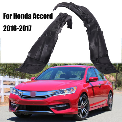 2x Fender Liner Front Driver & Passenger Side For 2016-2017 Honda Accord Sedan