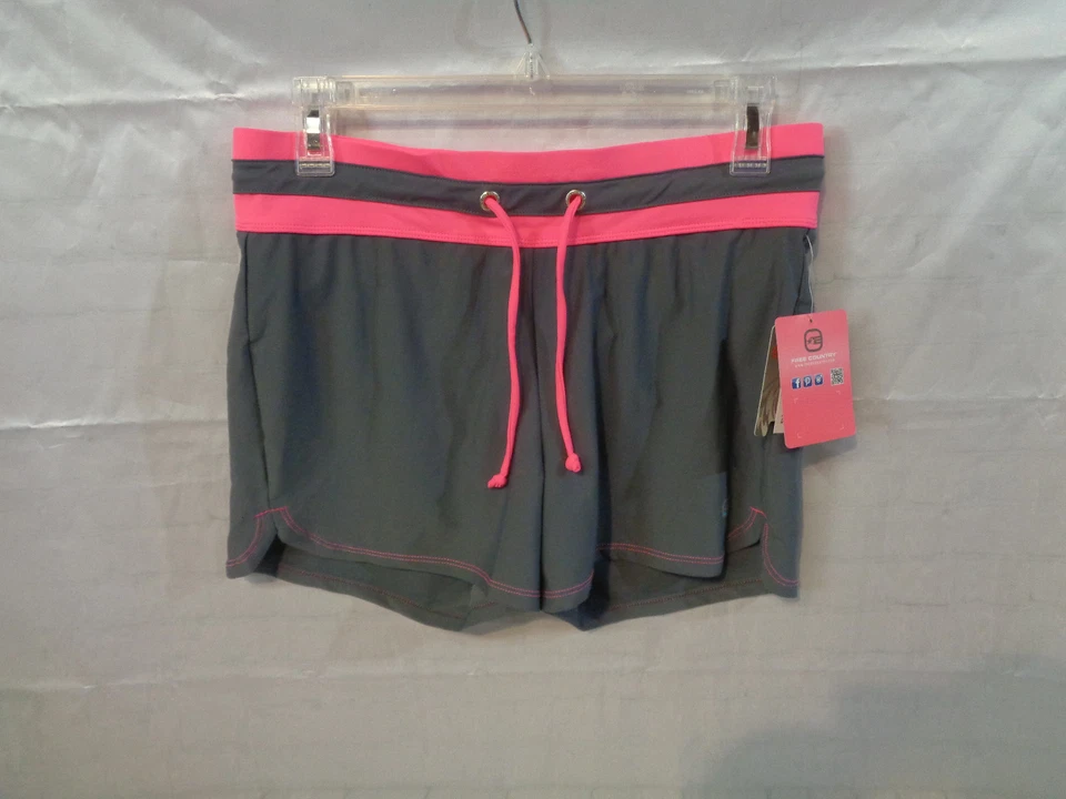 Женские шорты на шнурке Free Country Missy холодный серый/арбуз размер M 8/10 - Изображение 2 из 4