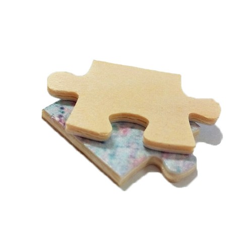 Wooden Jigsaw Puzzle 500 PCS Cat's Library Cartoon Animal Kid Toy Painting Decor - Picture 7 of 12