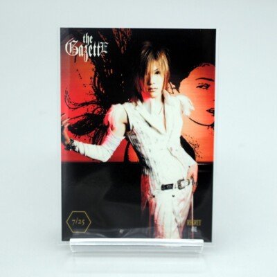 the GazettE Promo Only Photocard Regret 7/25 Uruha