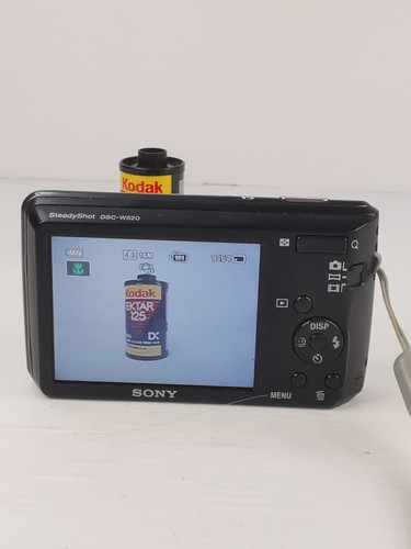 Sony Cyber-shot DSC-W520 14.1MP Digital Camera - Black Fully Working Good Shape - Picture 7 of 16