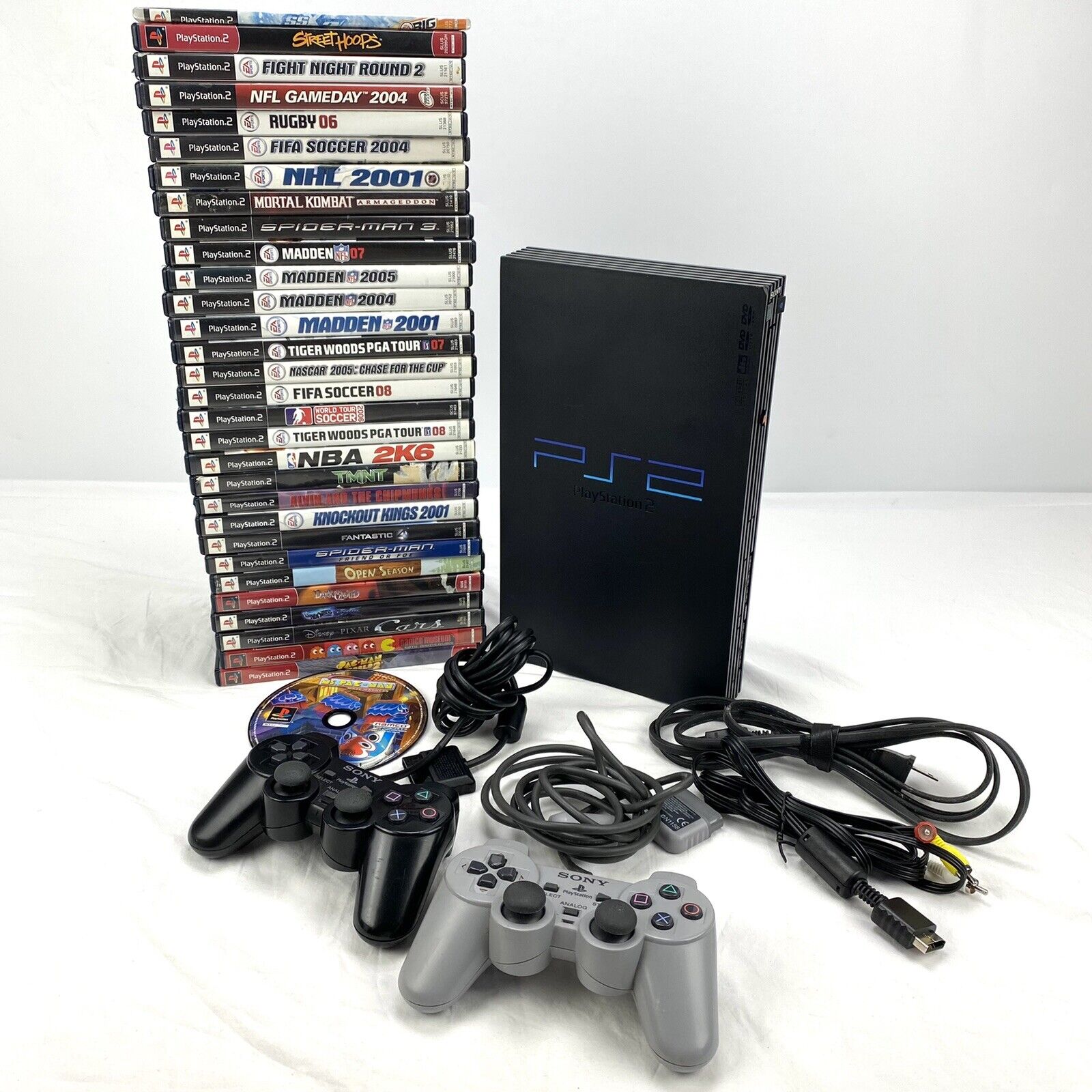 Sony Playstation 2 / PS2 - console incl. controller + many games - slim /  fat