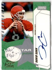 2002 Stadium Club #LS-DC David Carr Auto Lone Star Signatures