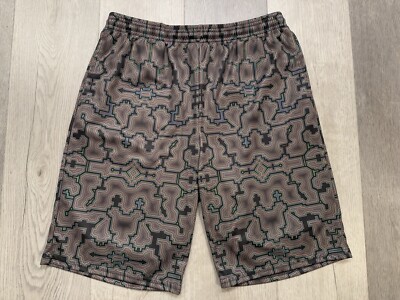 Tetra Mode Men s Shamanic Clay EDM DMT Psychedelic Shorts - Size 32