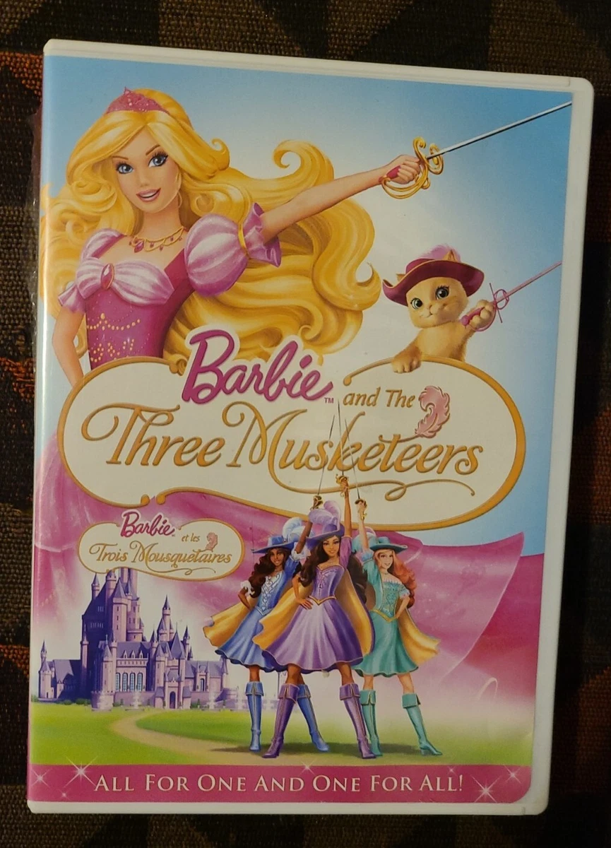 Barbie and The Three Musketeers DVD 2009 Bilingual eBay
