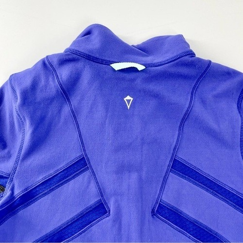 Ivivva by Lululemon Purple Half Zip Reflective Pullover Lightweight Jacket Sz 12 - Picture 10 of 11