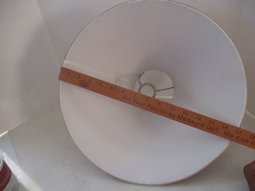 Luxurious Lamp Shade Beige Faux Suede Bell Shaped 10" Tall New - Bild 14 von 14
