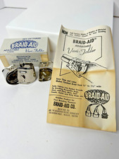 3 Braid-Aid Vari-Folders Fabric Folders Tools Braiding Rugs Loops Reel Aid Box