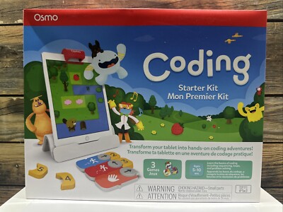 Osmo Coding Starter Kit for iPad 3 Learning Games Stem Toy