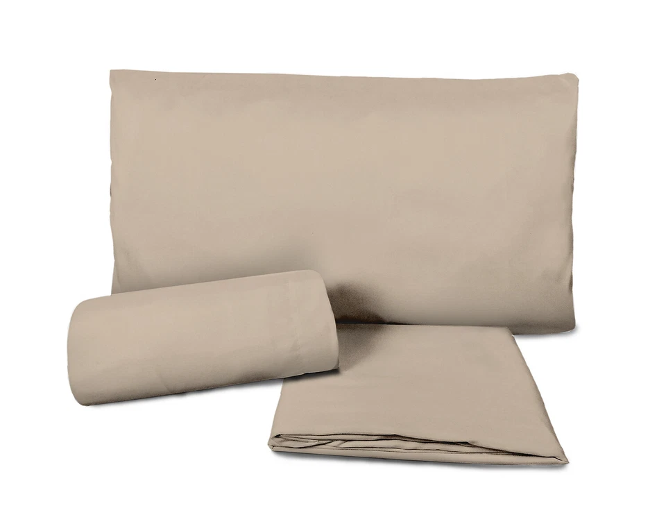 Completo lenzuola in microfibra no stiro matrimoniale singolo piazza e mezza - Immagine 2 di 4