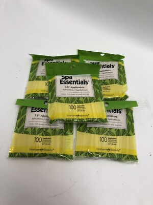Graham Spa Essentials Applicators 3.5'' 100 Per Bag 5 Bags