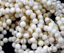 Mother of Pearl 8 mm Beads 15 inch Strand 100 Natural Gemstone Wholesale Lot