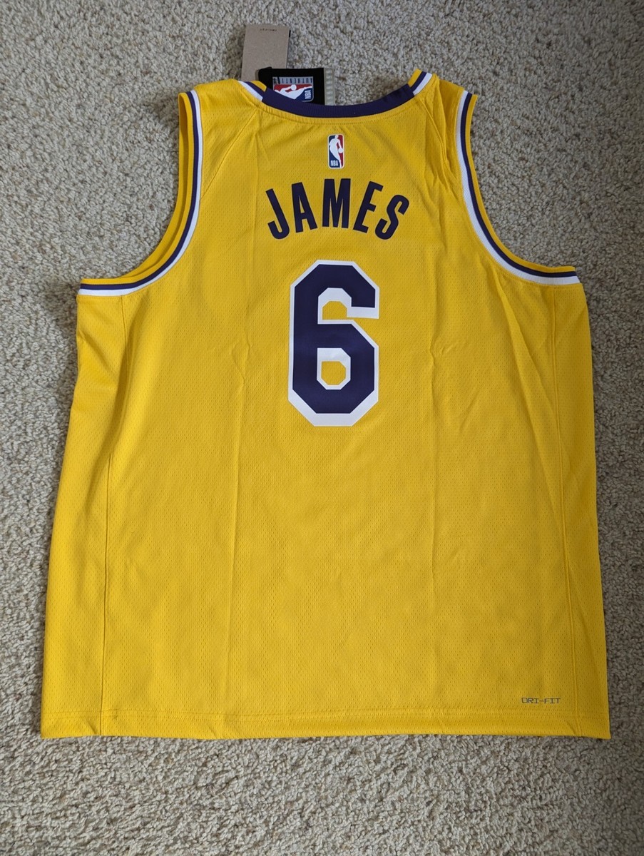 Nike Lakers James #6 ユニフォーム XLarge - Los Angeles Lakers NBA Nike LeBron James Swingman
