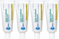 Globe Triple Antibiotic Ointment Value Pack 4 Tubes 24 Hour Infection Protection