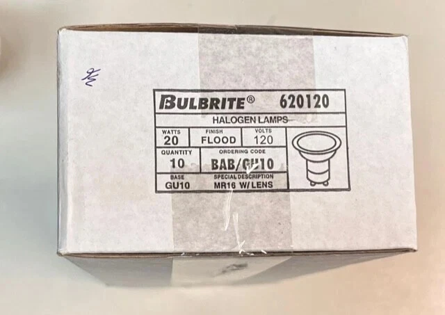 BULBRITE 620120 20W 120V GU10 MR16 (10 PACK) - Image 2 of 3