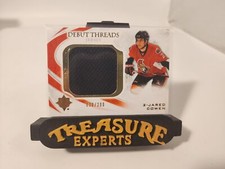 2010-11 UD Ultimate Collection #DT-JC Jared Cowen Debut Threads 30/200 Senators