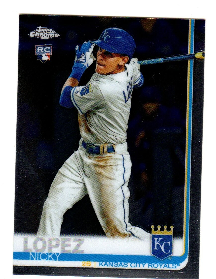 2019 Topps Chrome Update #39 Nicky Lopez RC ROOKIE KANSAS CITY ROYALS