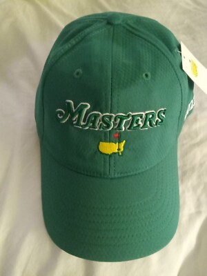 2023 MASTERS green Dated PERFORMANCE TECH Hat from Augusta National PGA JON RAHM