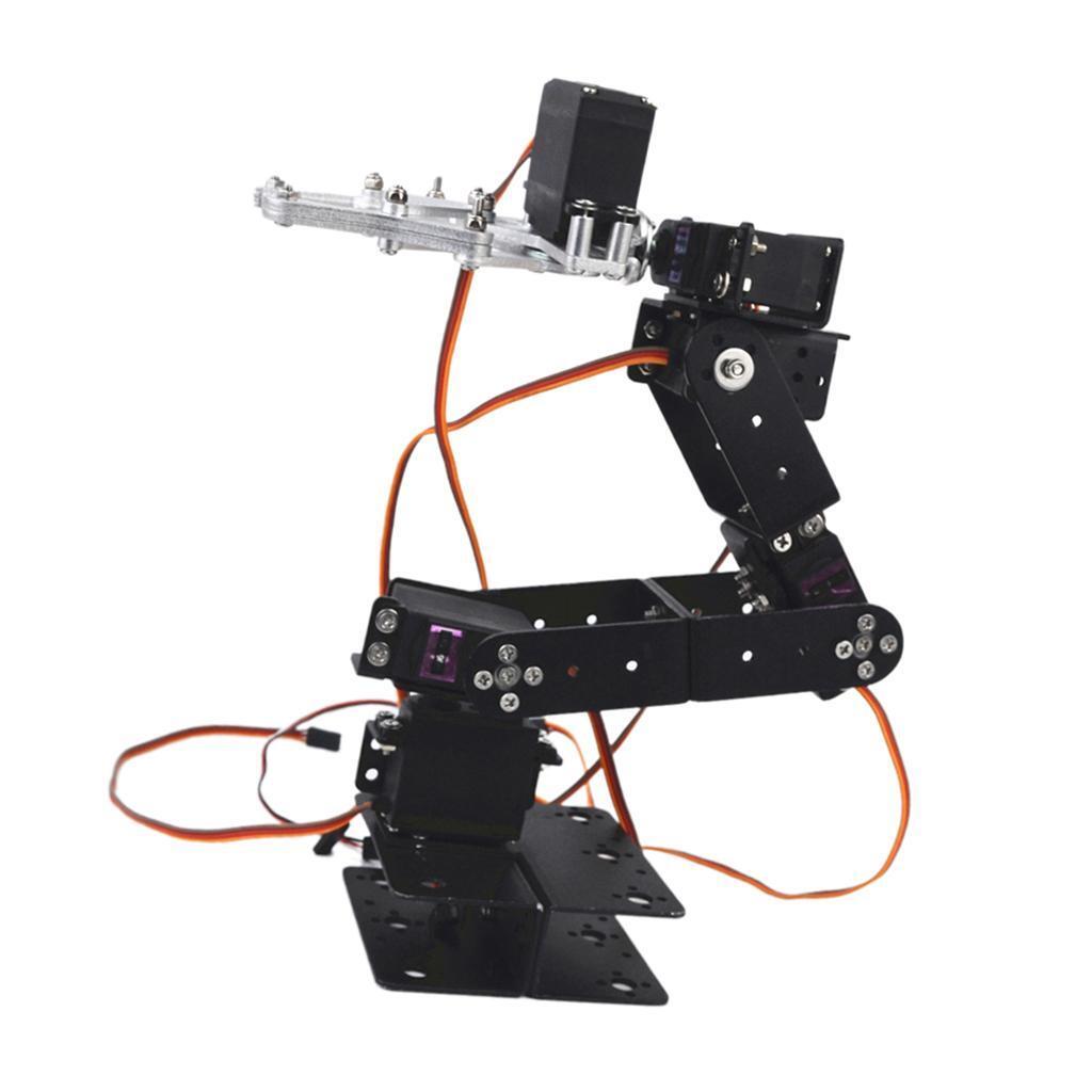 Agatige 6DOF Mechanischer Roboterarm Bausatz Mit Klemmklaue - STEM Lernspielzeug Für Kinder