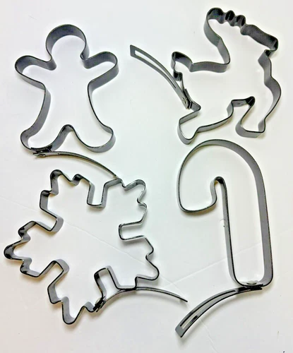 Cookie, Egg or Pancake Molds with Handle for Easy Use. Christmas Theme
