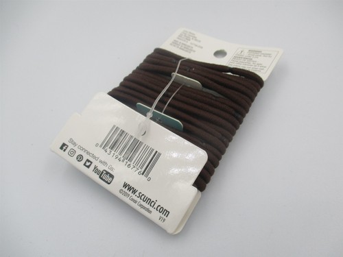 Scunci Brown No Damage Medium-Hold Elastic Hair Ties 18ct. - Lot of 3 - Picture 3 of 3