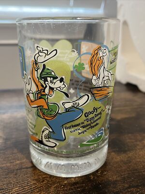 McDonalds Walt Disney World 100 Years of Magic Goofy Drinking Glass Collectible